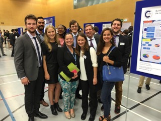 William Faas and his coursemates on the Environmental Management MSc at Cranfield University