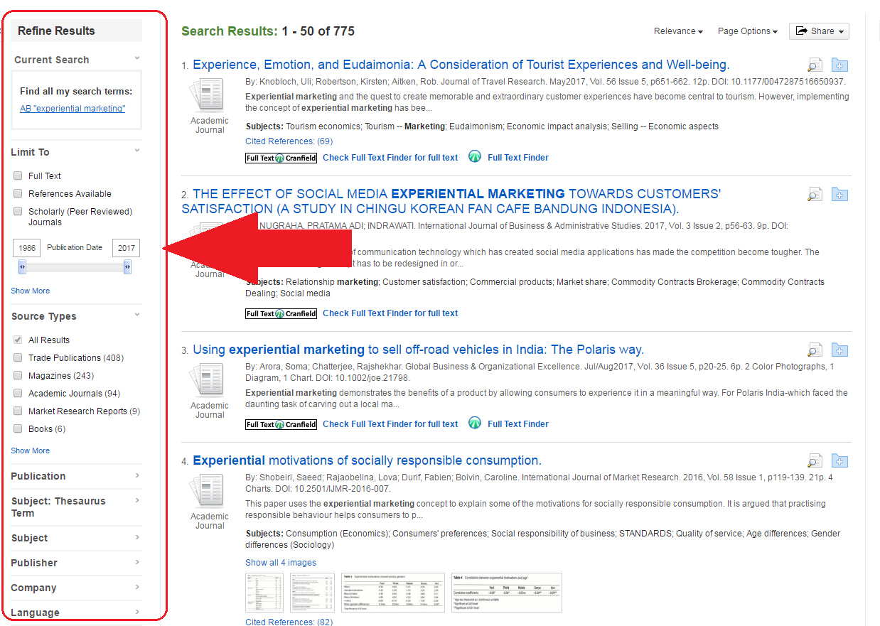 Cranfield University Blogs | Journal searching tips