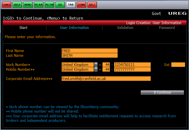 Cranfield University Blogs Creating An Account On Bloomberg