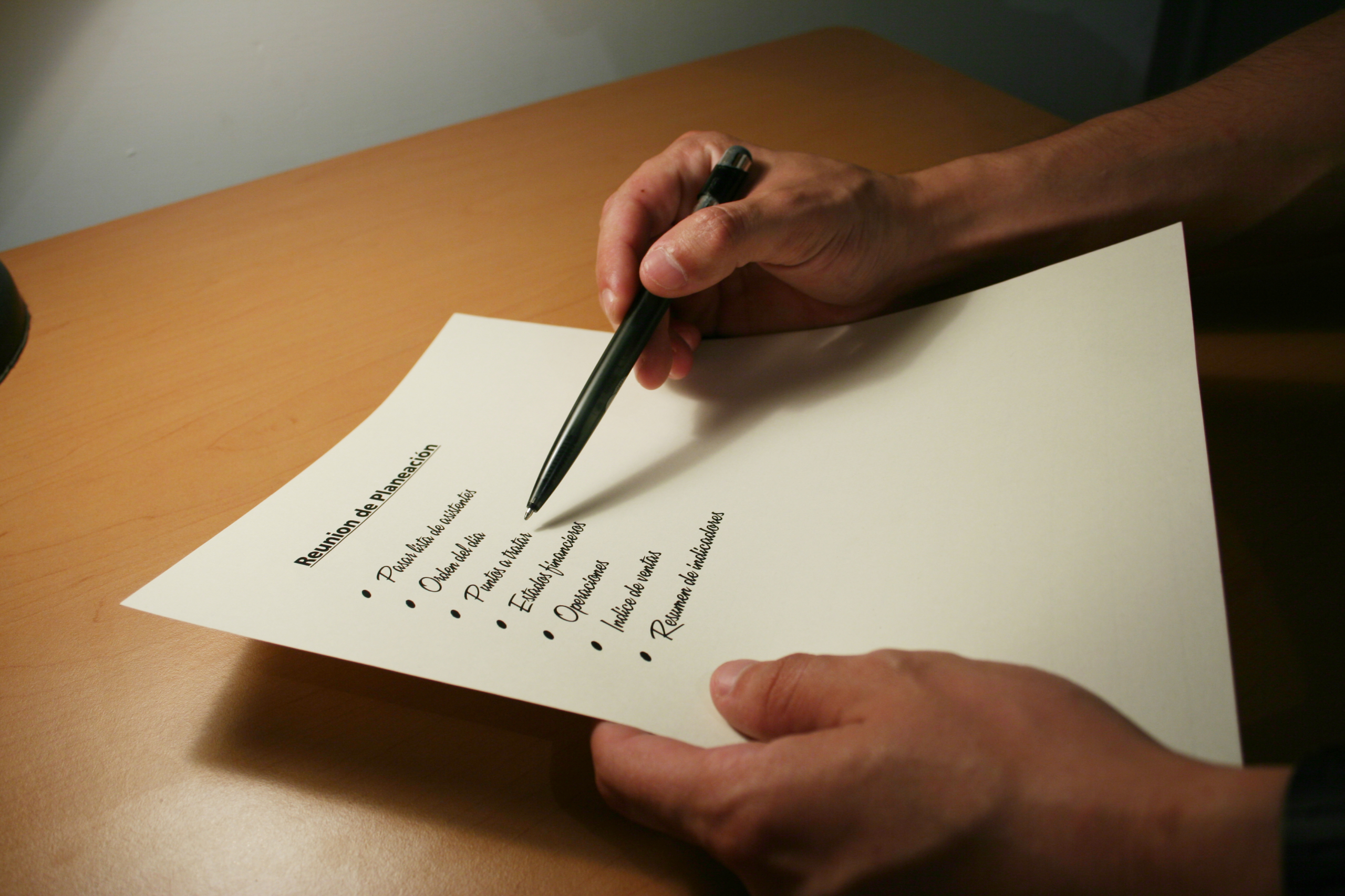 Paper checklist