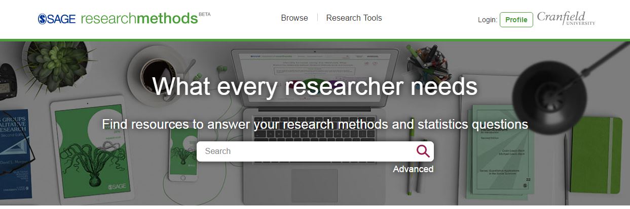 Introducing... Sage Research Methods - Cranfield University Blogs