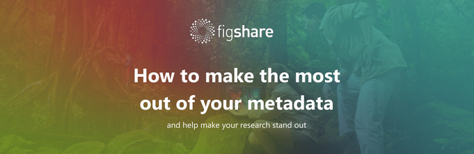 Screenshot of the figshare guide on using metadata
