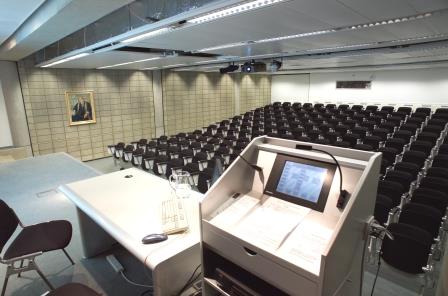 The Kings Norton Library lecture theatre, which is now the PC Hub