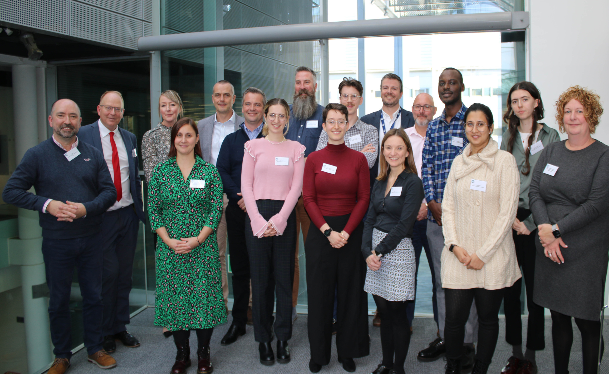 BM Scholars join GFIL and Cranfield staff at the launch