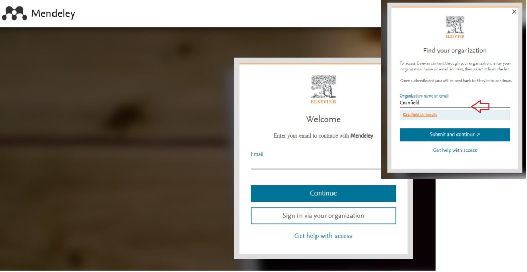 Creating a new user account in Mendeley - Cranfield University Blogs
