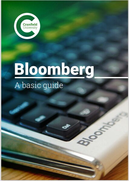 Screenshot - front page Bloomberg: a Basic Guide