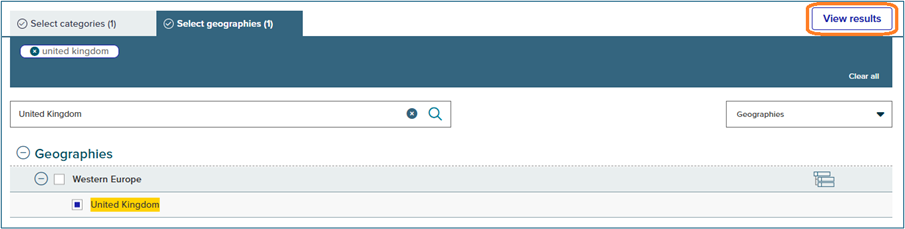 screenshot showing how to find view results