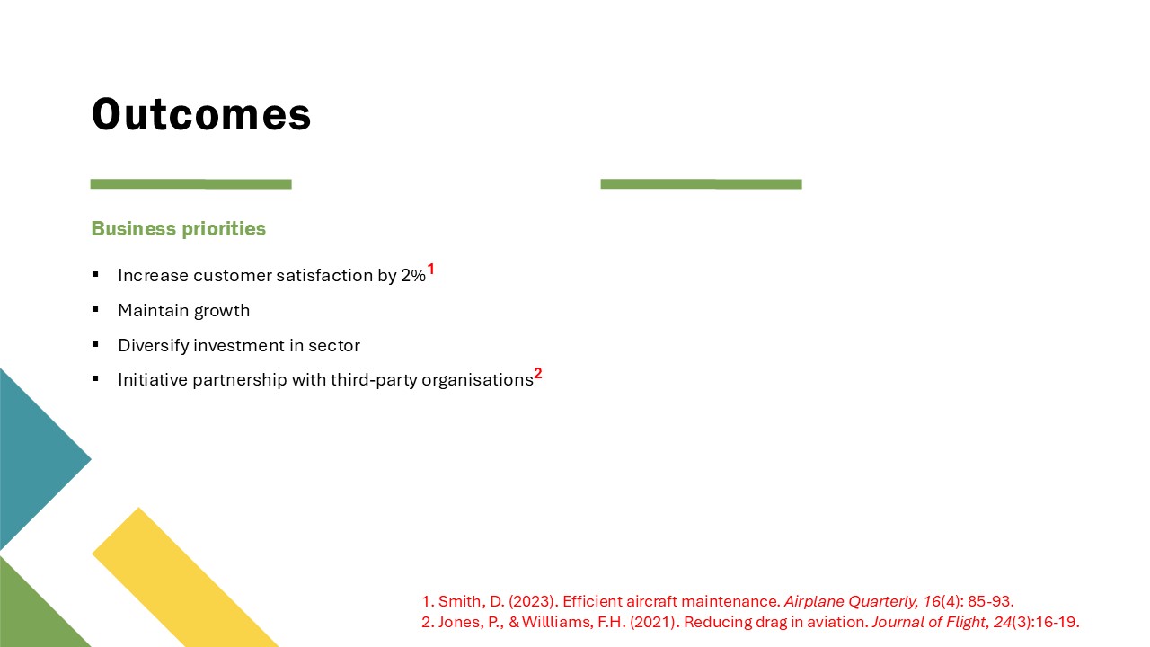 Fig 2. Example of using numbers and footnotes to indicate source.
